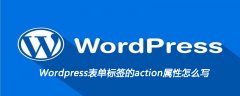 Wordpress表单标签的action属性怎么写