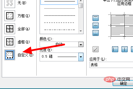 表格外框线改为1.5磅双实线