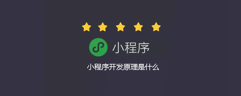 小程序开发原理是什么