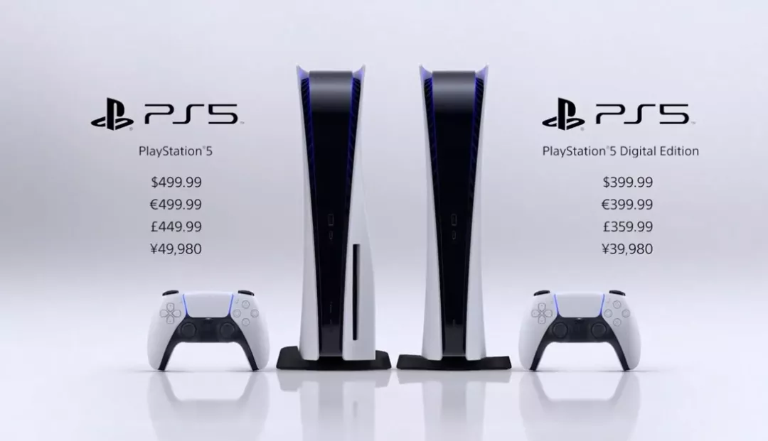 索尼PS5终于公布了价格，来和微软XSX打一架？