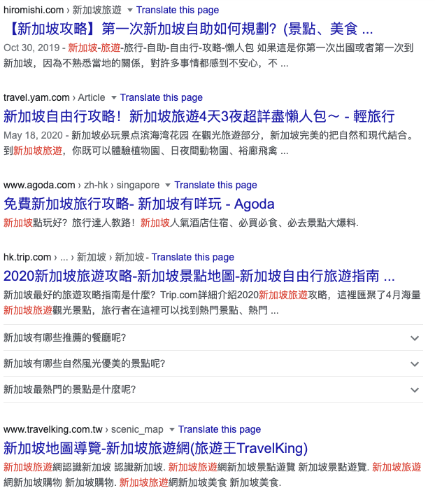 一个关于Google排名的有趣问题