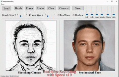 这款人像生成AI，可以让简笔草图“一秒”生成真实人脸