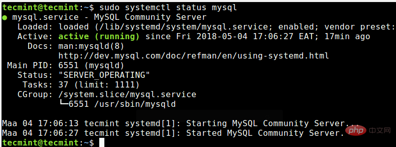 如何在Ubuntu 18.04中安装MySQL 8.0