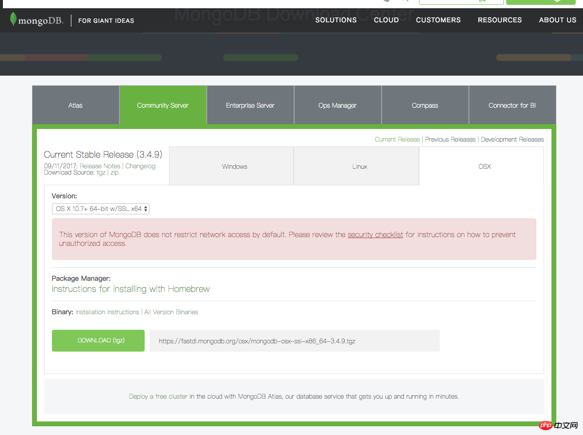 mongodb如何快速搭建属于自己的数据库