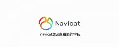 navicat怎么查看表的字段