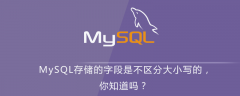 MySQL存储的字段是不区分大小写的，你知道吗？