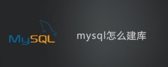 mysql怎么建库?