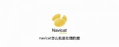 navicat怎么批量处理数据