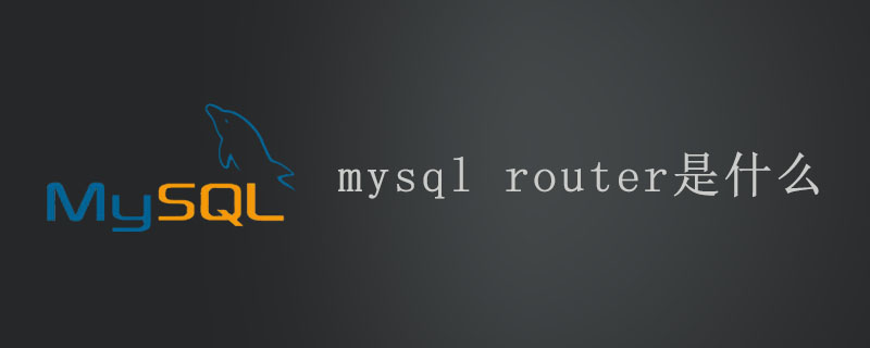 mysql中的router是什么