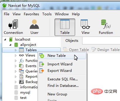 navicat for mysql怎么用？