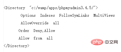 wamp下phpmyadmin连接远程数据库的配置