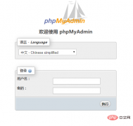 phpmyadmin怎样登录