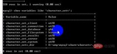 mysql数据库的字符编码问题
