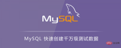 MySQL 快速创建千万级测试数据