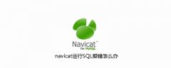 navicat运行SQL报错怎么办
