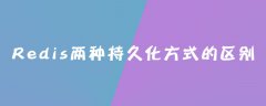 redis两种持久化方式的区别是什么