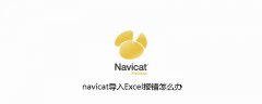 navicat导入Excel报错怎么办