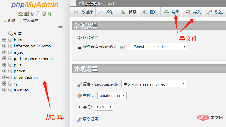 怎么使用phpmyadmin