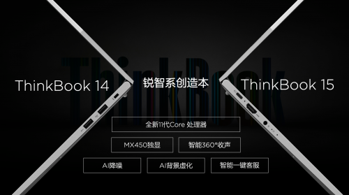 搭载第11代酷睿移动处理器 全新ThinkBook新青年创造本登场