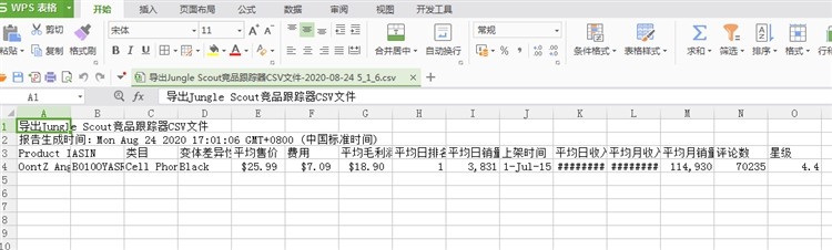 Jungle scout亚马逊选品工具教程3：竞品追踪器