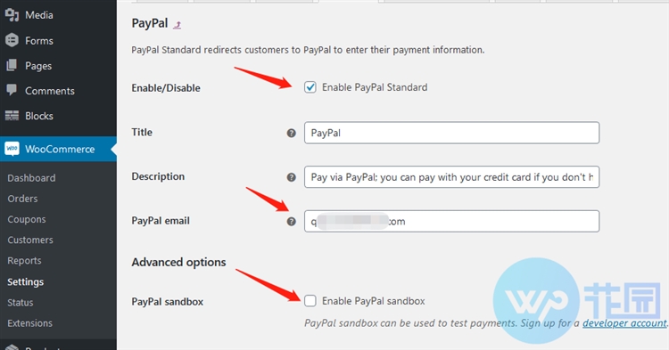 Woocommerce外贸独立站视频教程5：添加PayPal支付方式账户设置