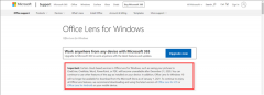 历时6年微软Office Lens在Windows平台终结：仅留安卓、iOS