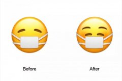 苹果悄然调整“带口罩的脸”Emoji：使其更具亲和力