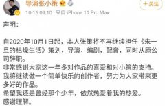 朱一旦导演配音编剧离职 称将继续做一个简单快乐的创作者