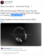 消息称苹果将于2021年3月推出“AirPods Studio”