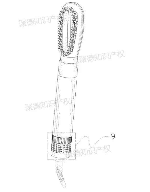 【侵权预警！！风筒梳】10款亚马逊热销的风筒梳在美国的外观专利检索