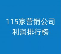 2020上半年115家营销公司净利润排行榜！