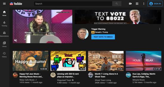 特朗普为何在YouTube上疯狂投放选举广告？