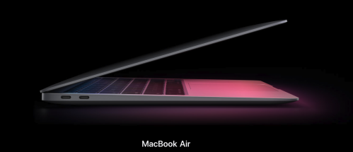 苹果自研5nm芯片M1首次亮相 搭载新MacBook Air续航延长50%至18小时