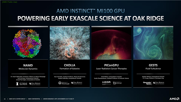 AMD发布全新架构计算卡Instinct MI100：AI性能暴涨7倍