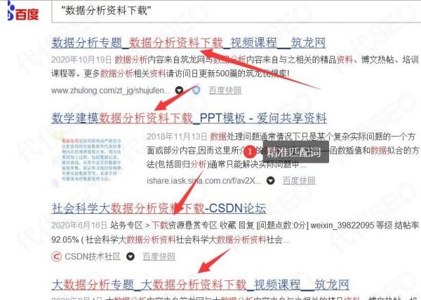 如何在“搜索引擎”精准找到所需资料 品悟SEO原理