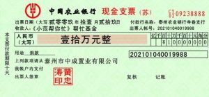 转账支票背面填写样本（2021年转账支票真实图片）