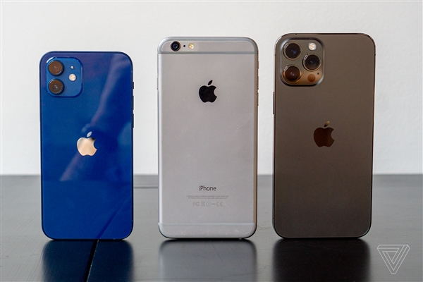 iphone大小对比直观图（3款苹果型号参数介绍）