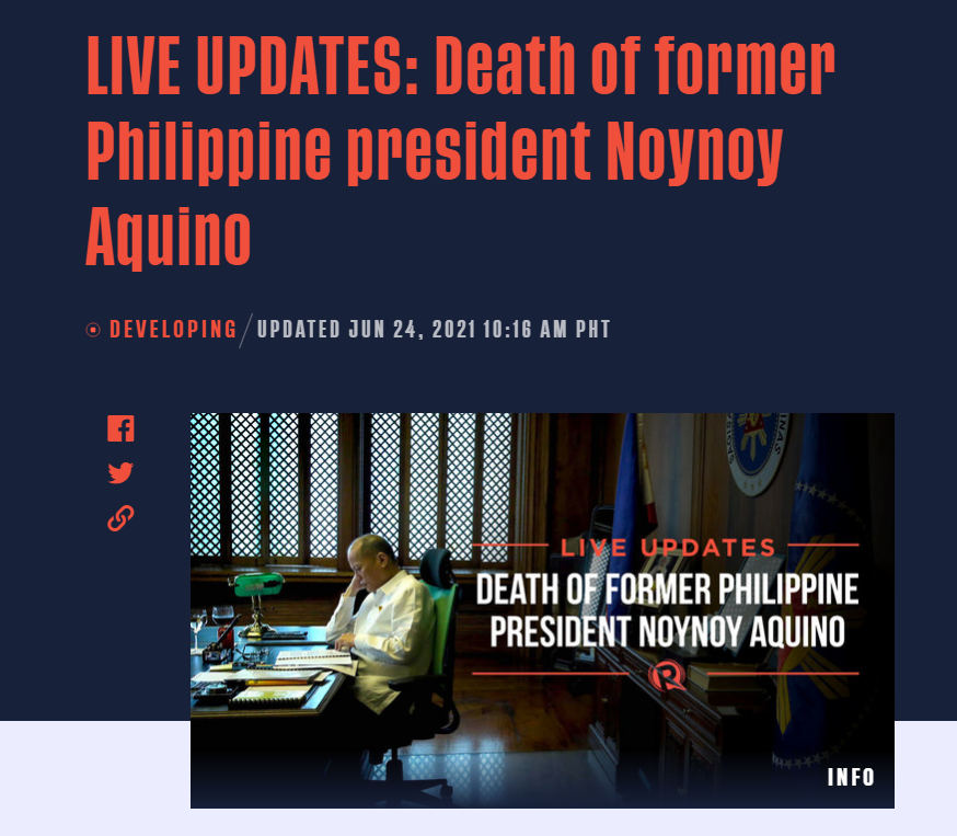 菲律宾前总统阿基诺三世去世-曾激烈挑衅中国