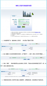 企业一般纳税人查询网-税务查询企业信息查询系统操作