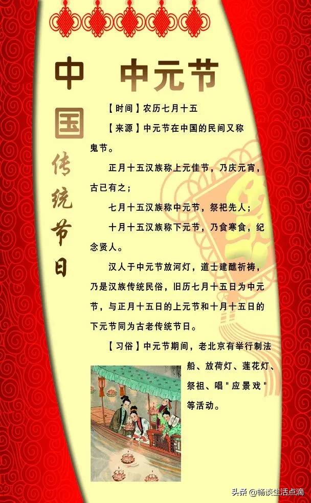 七月十五中元节，知识大盘点，看看有哪些常识和说法？答案来了