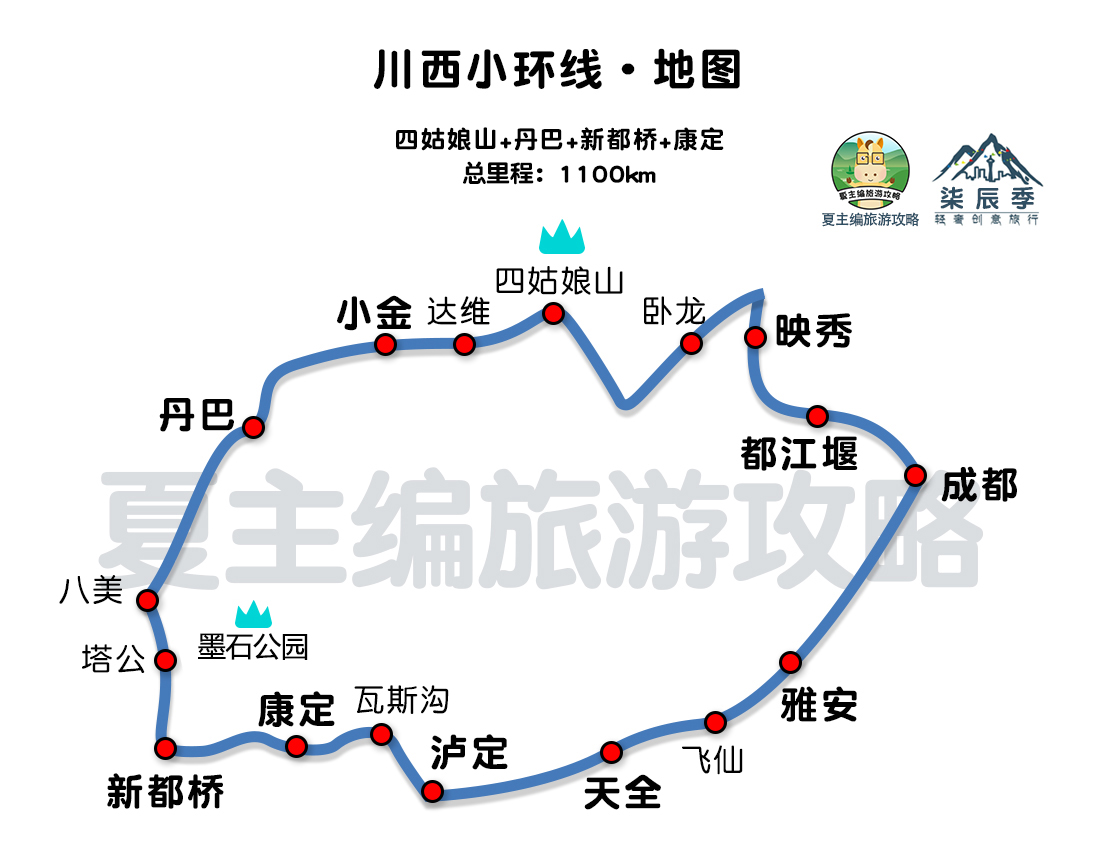 四川最经典的三条线路：成都自驾九寨沟、稻城亚丁、四姑娘山攻略