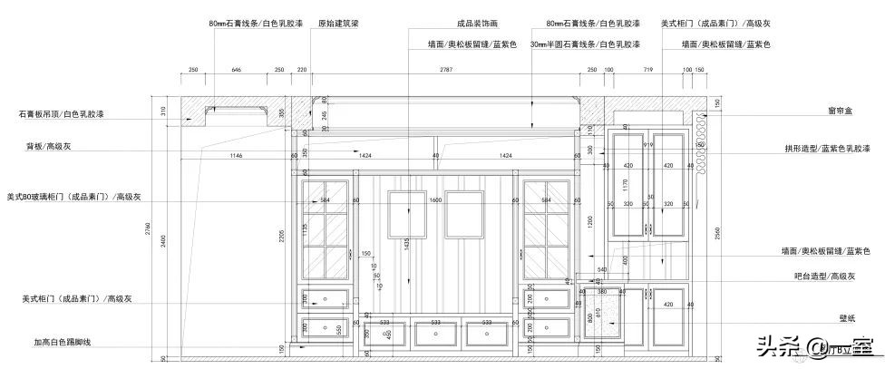 “别看了，这样的立面图你画不出来。”