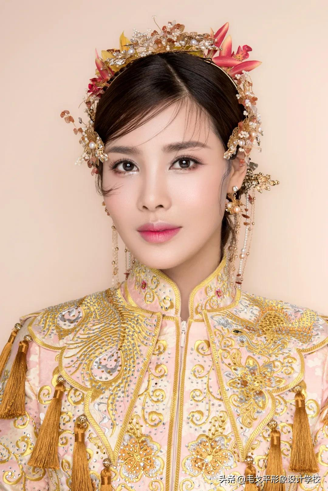 化妆师必收 | 18款绝美中式新娘造型，精致又高级