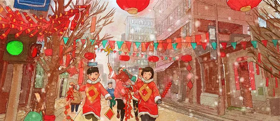儿童画教程 | 新年主题画《来串冰糖葫芦，红红火火过大年！》