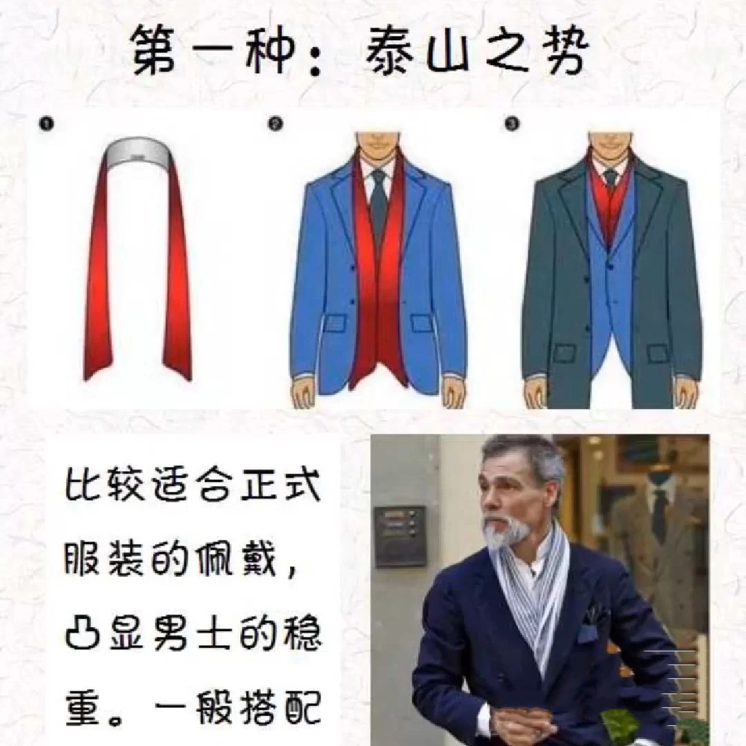 男士围巾怎么系好看简单，6种好看又实用的方法，一学就会
