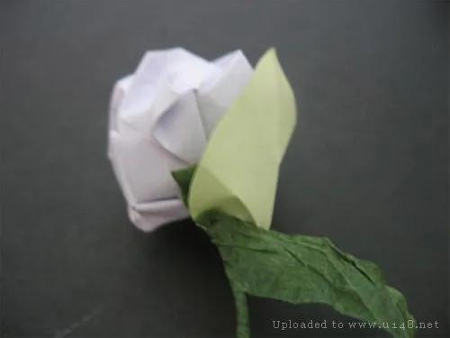 教你如何叠纸玫瑰