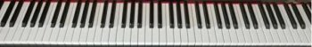 钢琴有多少个琴键(88键钢琴键位图)