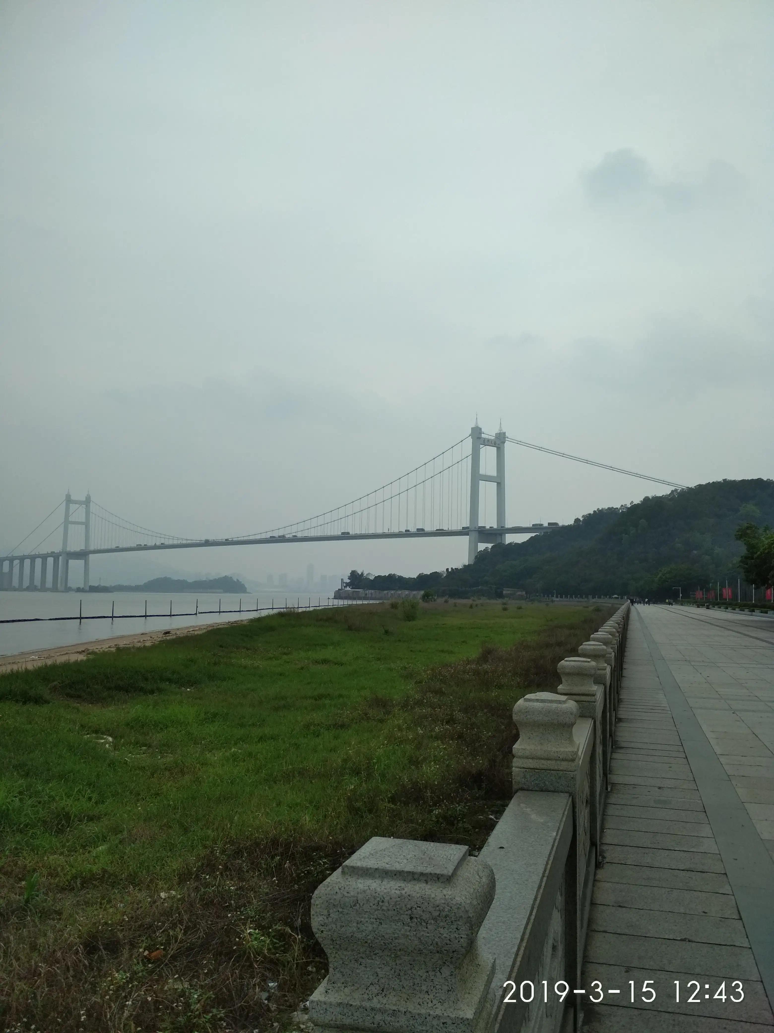 虎门大桥，一桥通东西两岸俱繁荣，威远炮台，沧桑古今如沐春风