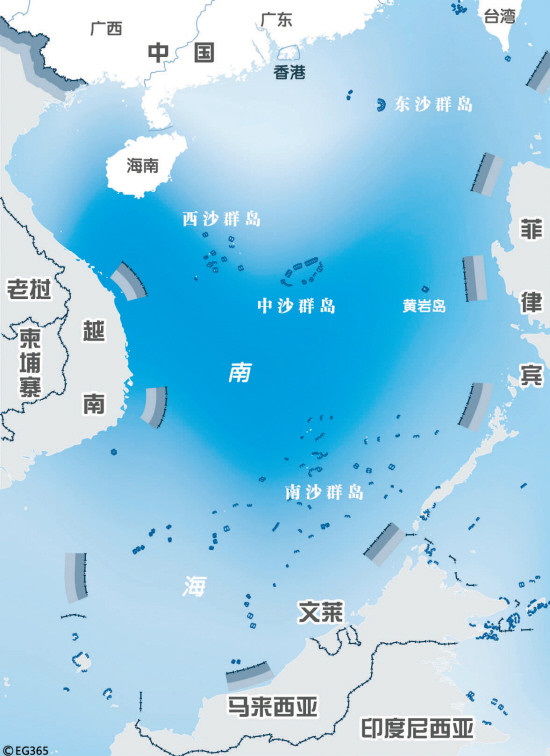 中国四大海域是哪四个你了解吗，其中南海是世界第三大海域