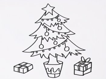 圣诞树怎么画（圣诞树的绘画步骤）